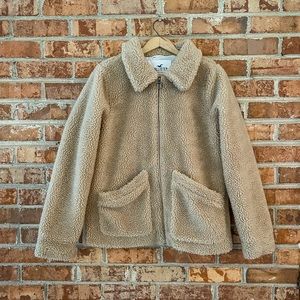 Hollister teddy jacket